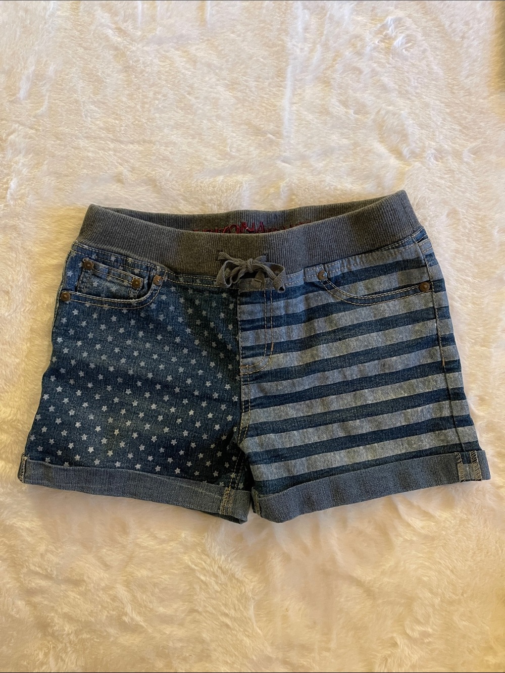 Arizona Jeans Company multi-print denim pull Ons  SZ  16